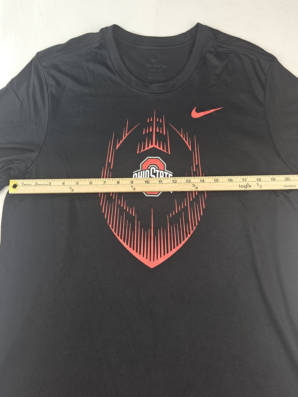 Ohio State Buckeyes Nike Dri-Fit Black Performance Graphic Tee OSU Size XL - Picture 4 of 9